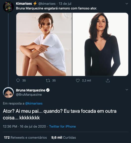 Bruna Marquezine abre o jogo sobre 'previsão' de namoro com ator famoso