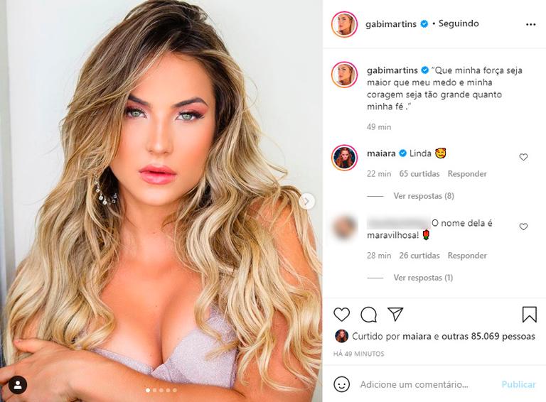 Ex-BBB Gabi Martins