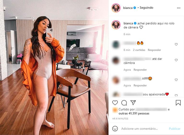 Ex-BBB Bianca Andrade, a Boca Rosa