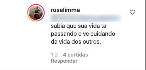 Irmã de Gusttavo Lima rebate crítica de seguidor