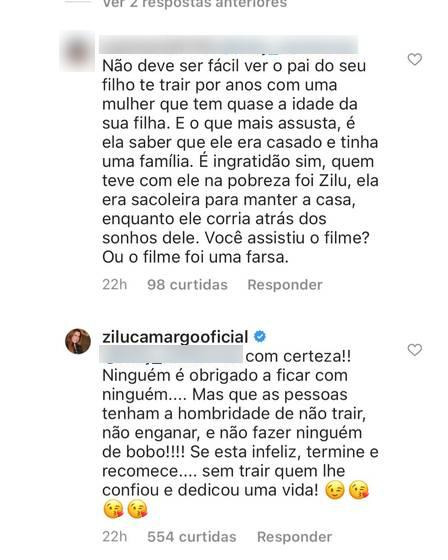 Zilu Camargo desabafa sobre Zezé Di Camargo