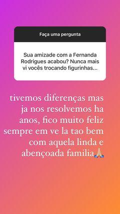 Luana Piovani abre o jogo sobre amizade com Fernanda Rodrigues