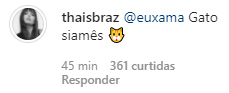 Thaís Braz e Xamã flertam