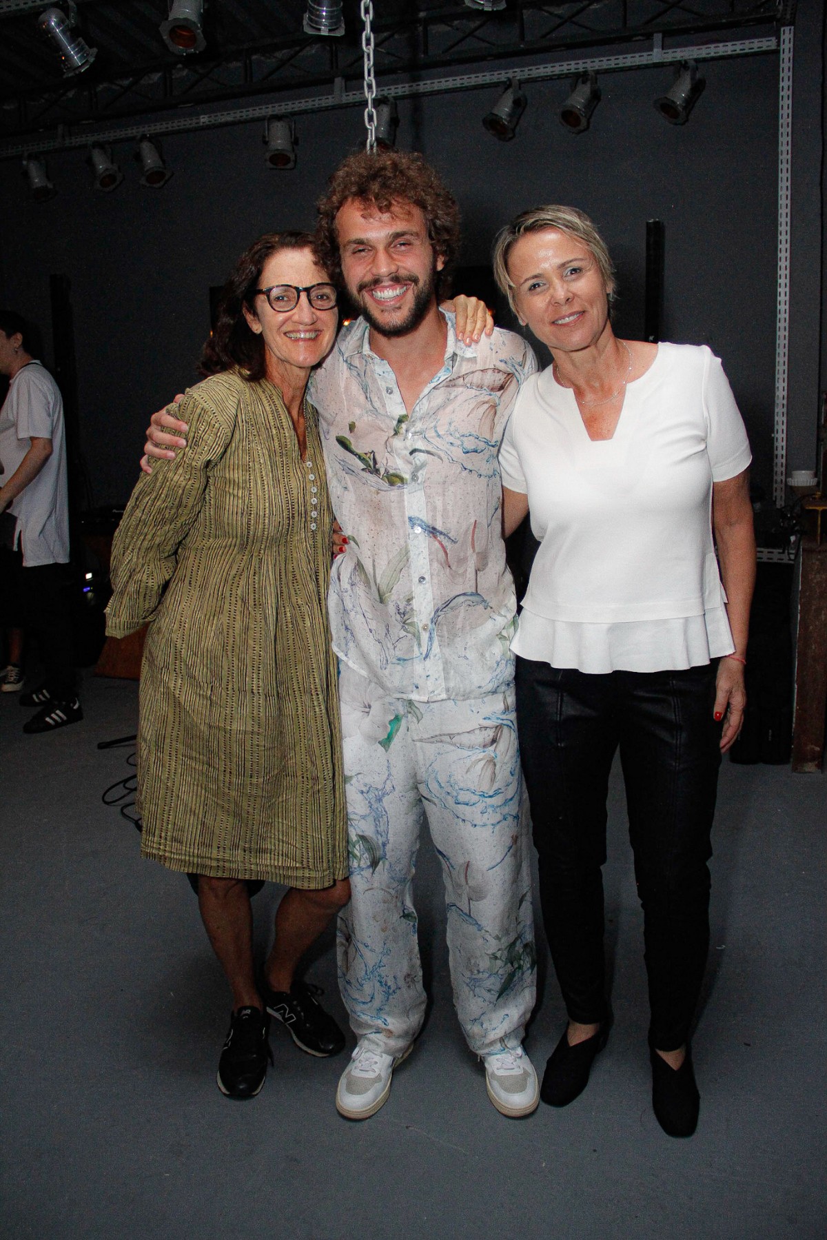 Giulia Gam no show do filho, Theo Bial