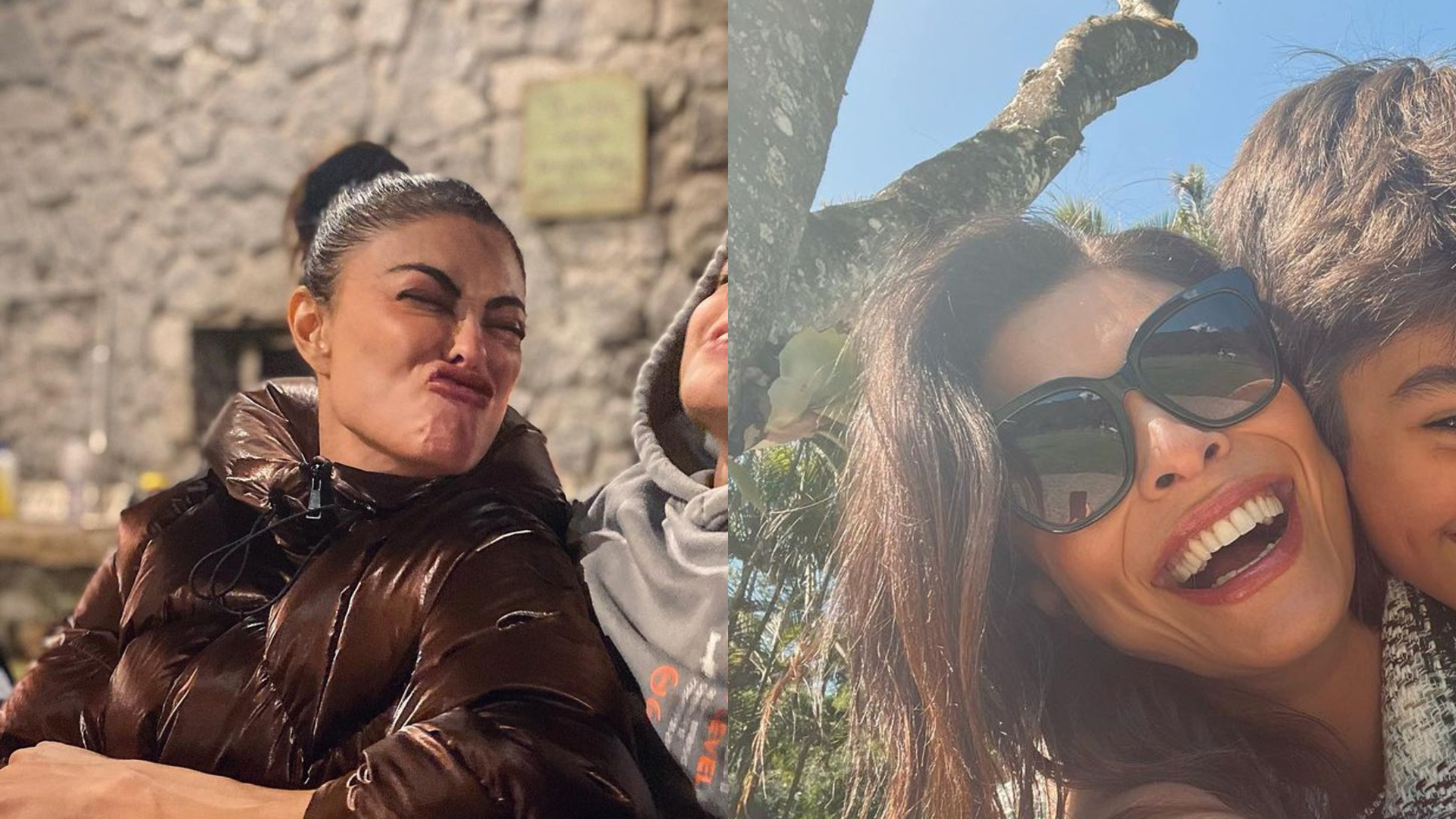 Juliana Paes posa em cliques raros com os filhos e tamanho impressiona:  “Chocada”