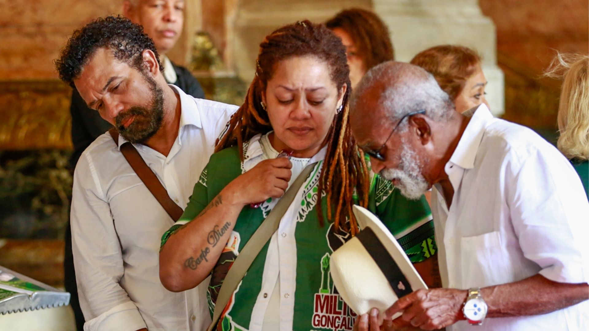 Velório de Milton Gonçalves