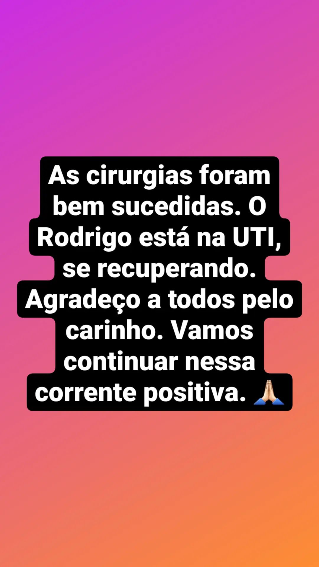 Irmão de ex-BBB Rodrigo Mussi atualiza fãs após cirurgias: "Está na UTI"