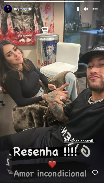 Neymar com Bruna Biancardi