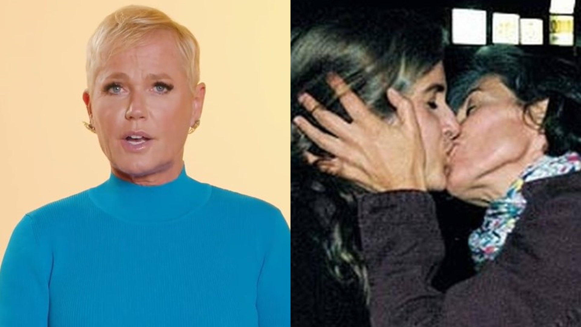 Xuxa alfineta Cássia Kiss após foto da atriz beijando outra mulher vazar:  