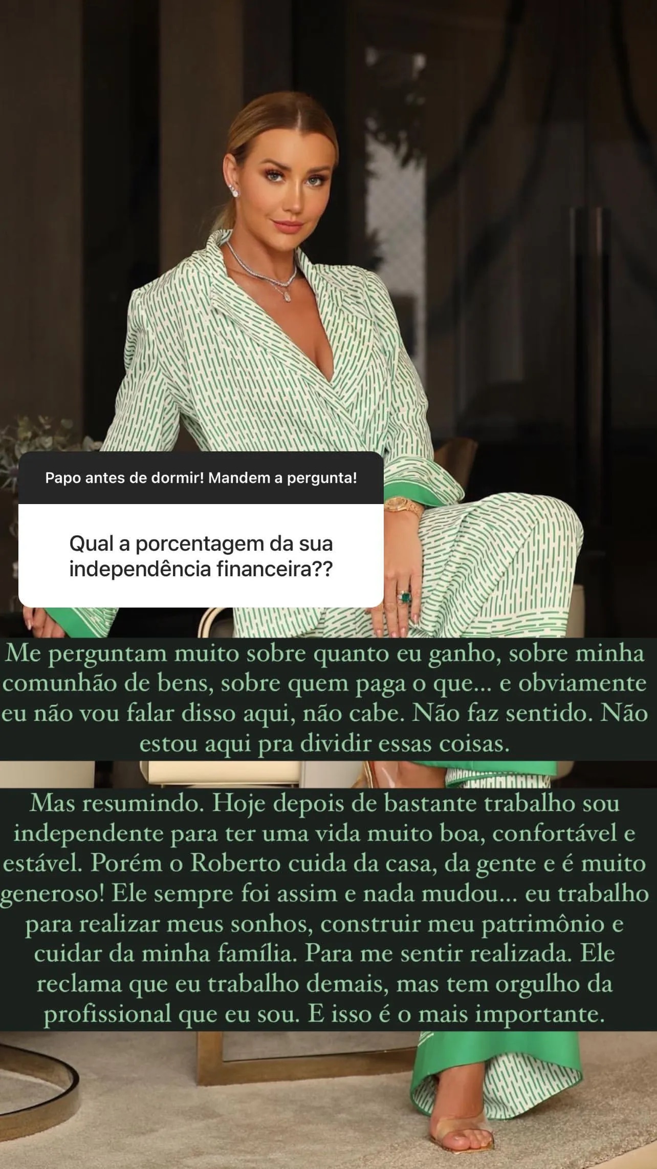 Ana Paula Siebert desabafa