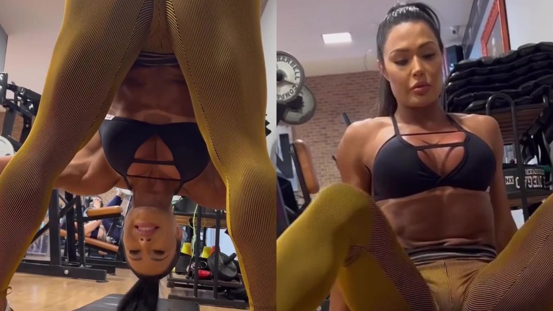 Gracyanne Barbosa faz pose ousada e joga bumbum enorme pra cima: 