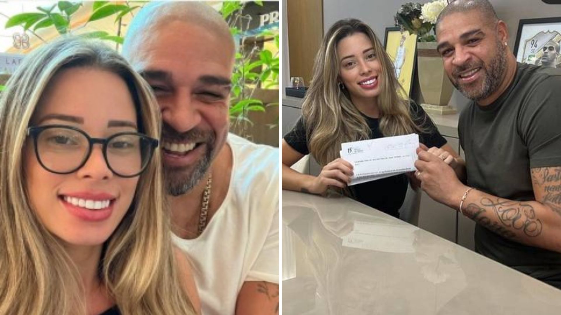 Acabou! Adriano Imperador e Micaela Mesquita se separam após 24 dias casados