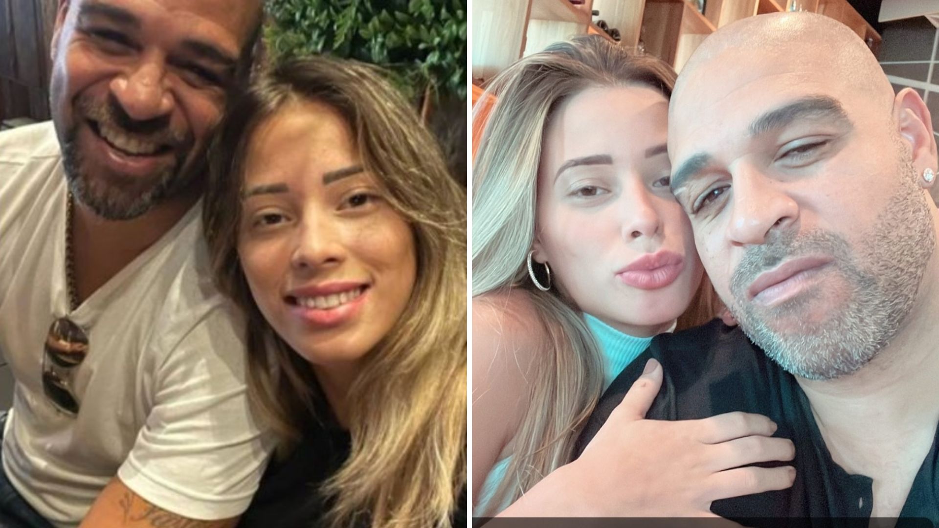 Adriano Imperador se acerta com esposa e comemora um mês de casados: “Brigar é normal!”