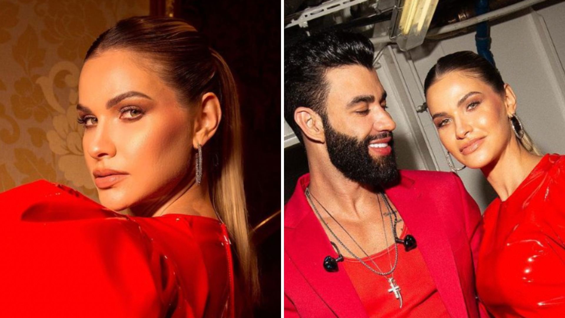 Que look é esse? Esposa de Gusttavo Lima curte noitada usando microvestido de couro