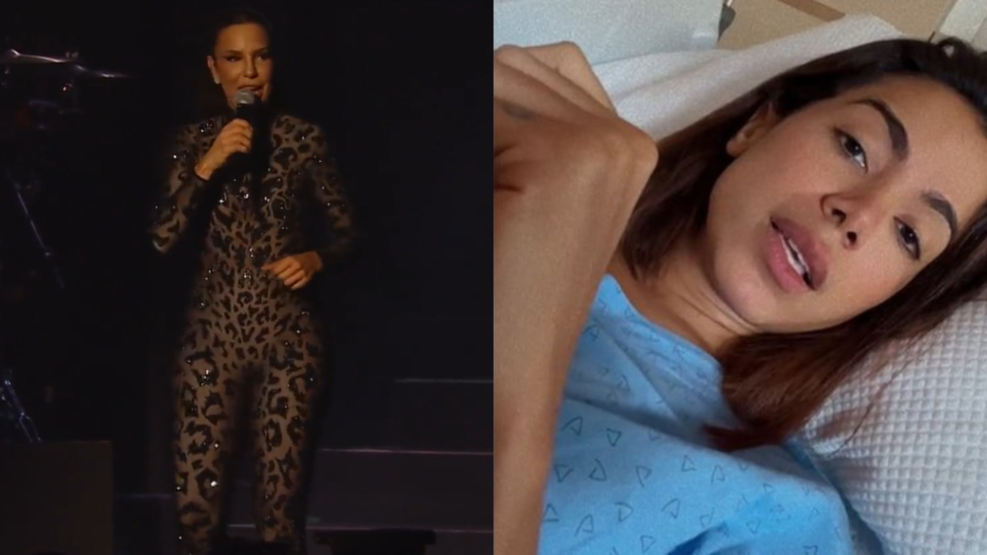 Internada, Anitta se emociona ao receber homenagem de Ivete Sangalo: “Inspiração”