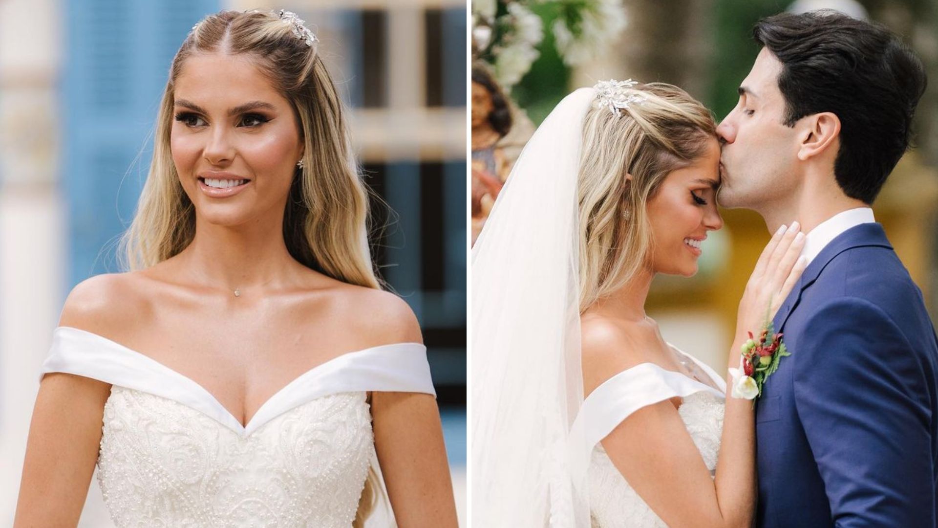 Bárbara Evans exibe detalhes do casamento com Gustavo Theodoro e dá close no vestido