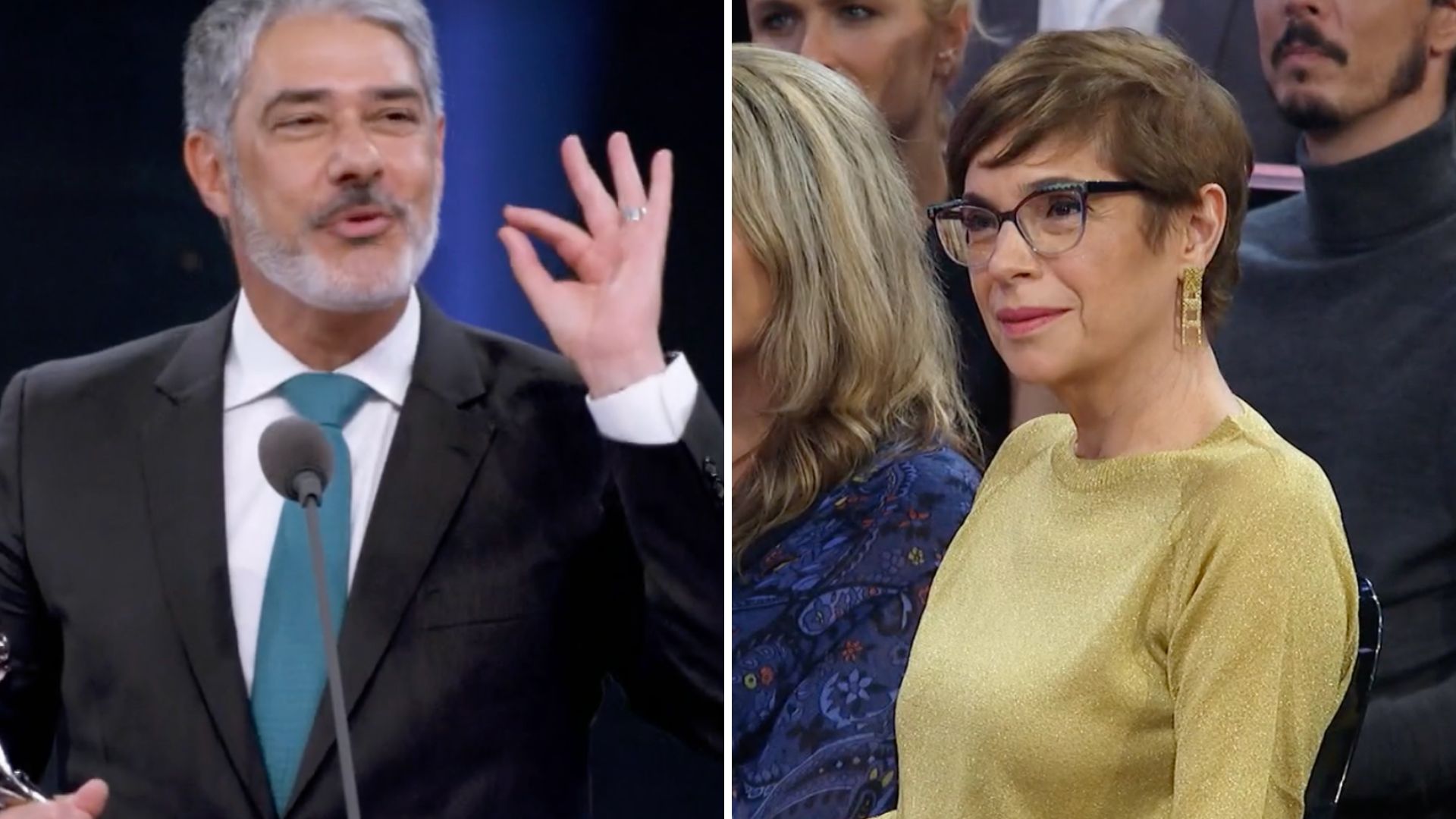 William Bonner dá show de humildade e rasga elogios para Renata Lo Prete: “Protagonista”