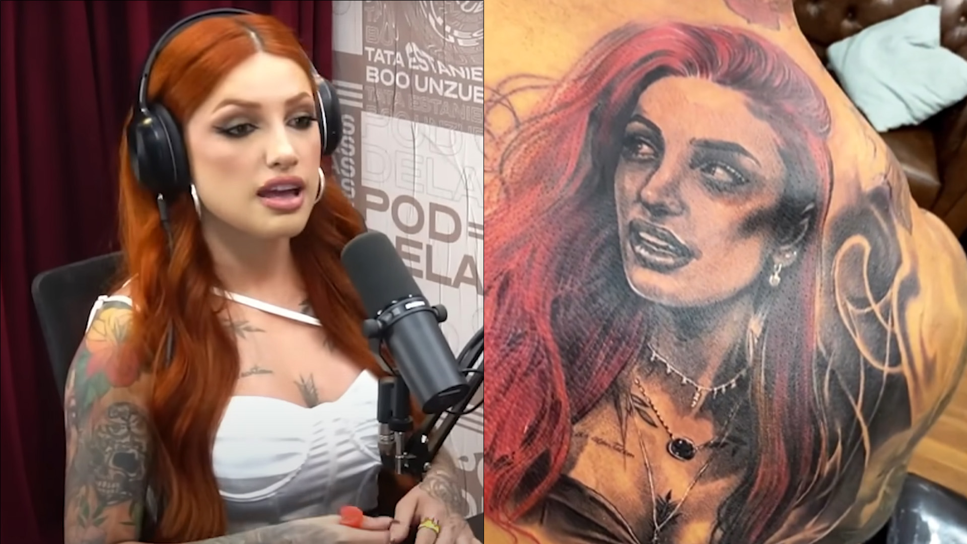 Brenda Paixão desaprova tattoo que Matheus Sampaio fez de seu rosto: “Não quis ver”