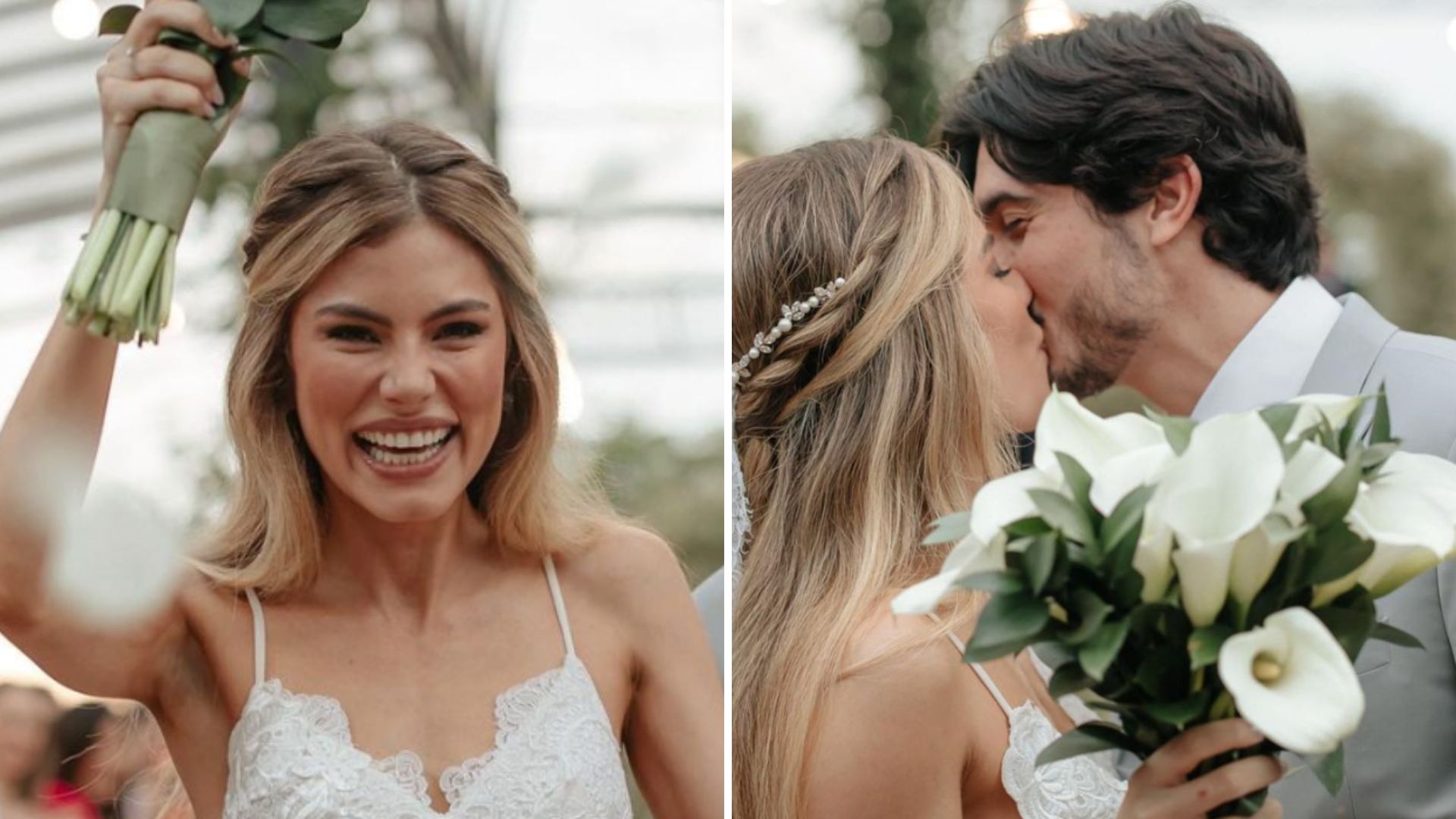 Bruna Hamú se casa em cerimônia sofisticada e troca beijo apaixonado no altar: “Sem palavras”