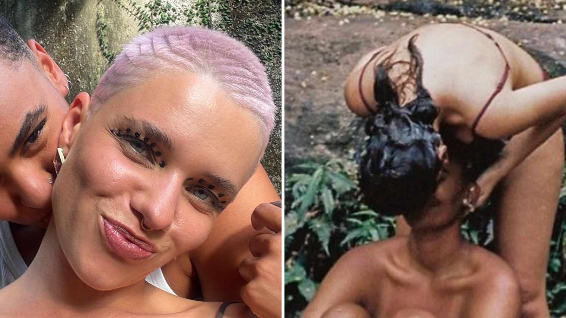 Ousada, Bruna Linzmeyer mostra a namorada nua em cliques íntimos: “Leveza e carinho”