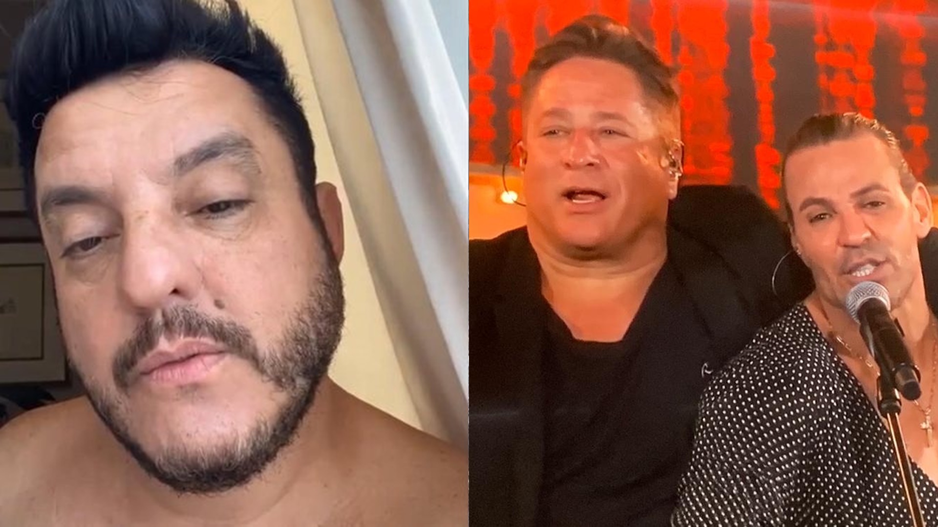 Bruno se justifica ao tomar lugar de Eduardo Costa no Cabaré com Leonardo: “Problema deles”