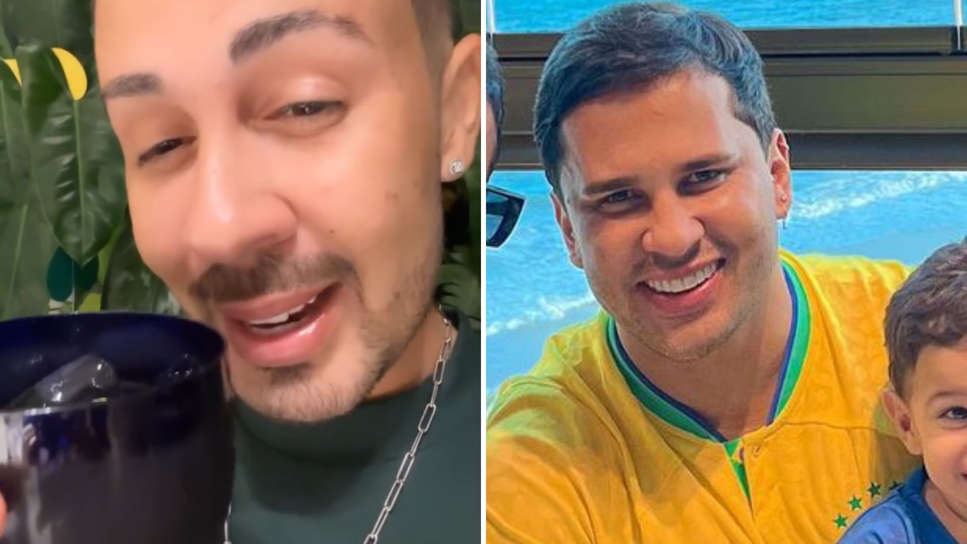 Reconciliação? Carlinhos Maia e Lucas Guimarães assistem ao jogo juntos: “Voltem logo”
