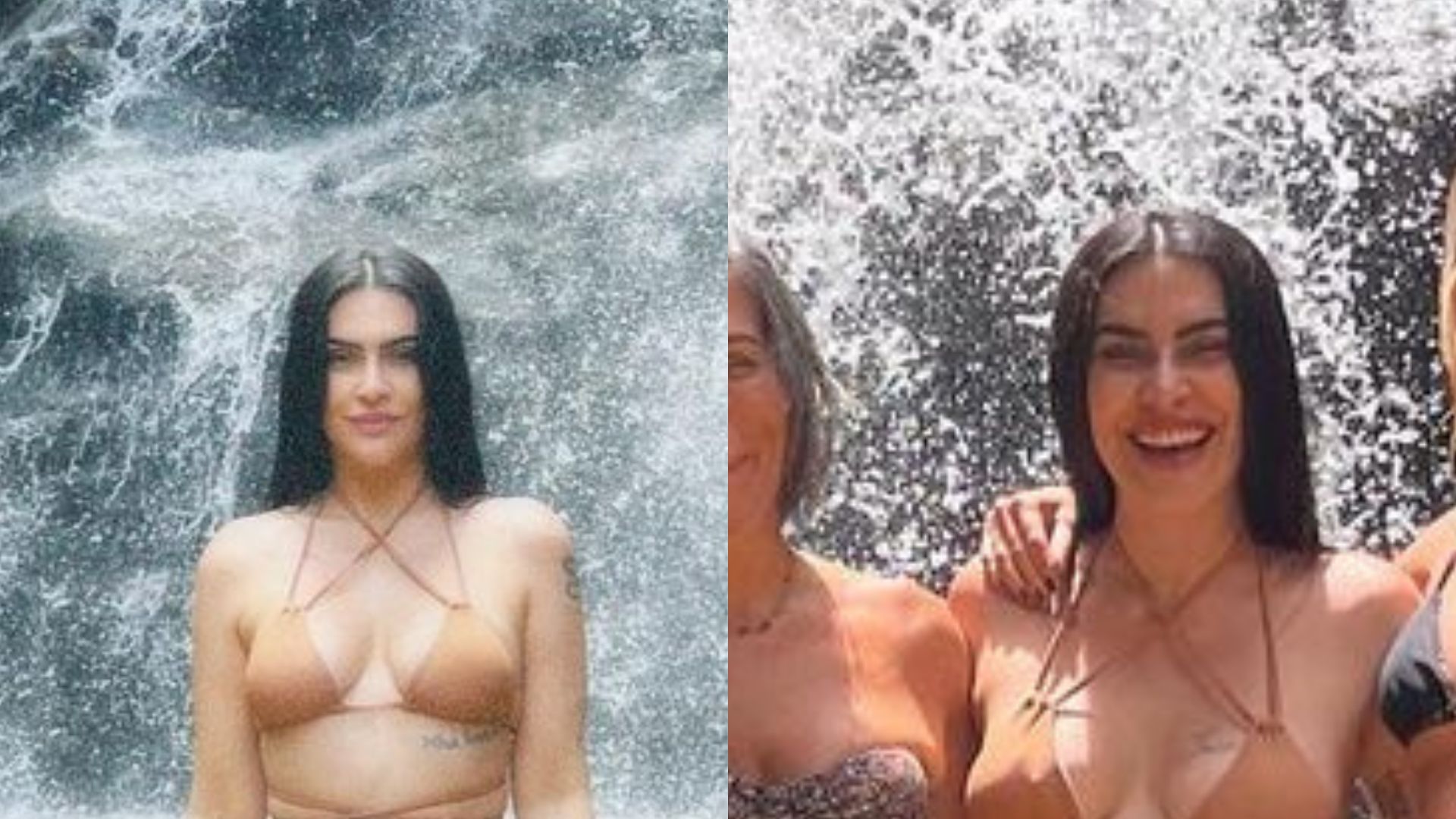 De biquíni, Cleo surge em clique raro com suas irmãs e Glória Pires: “Genética boa”