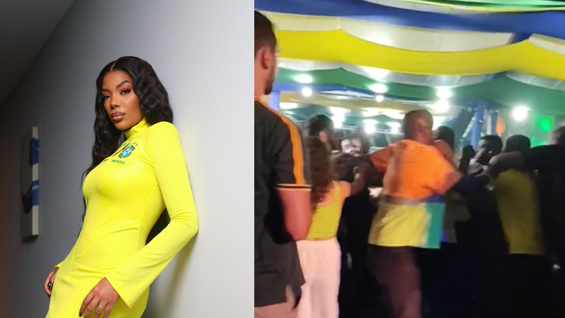 Copa do Catar: Após derrota da seleção, Ludmilla para show após ser atingida em briga generalizada