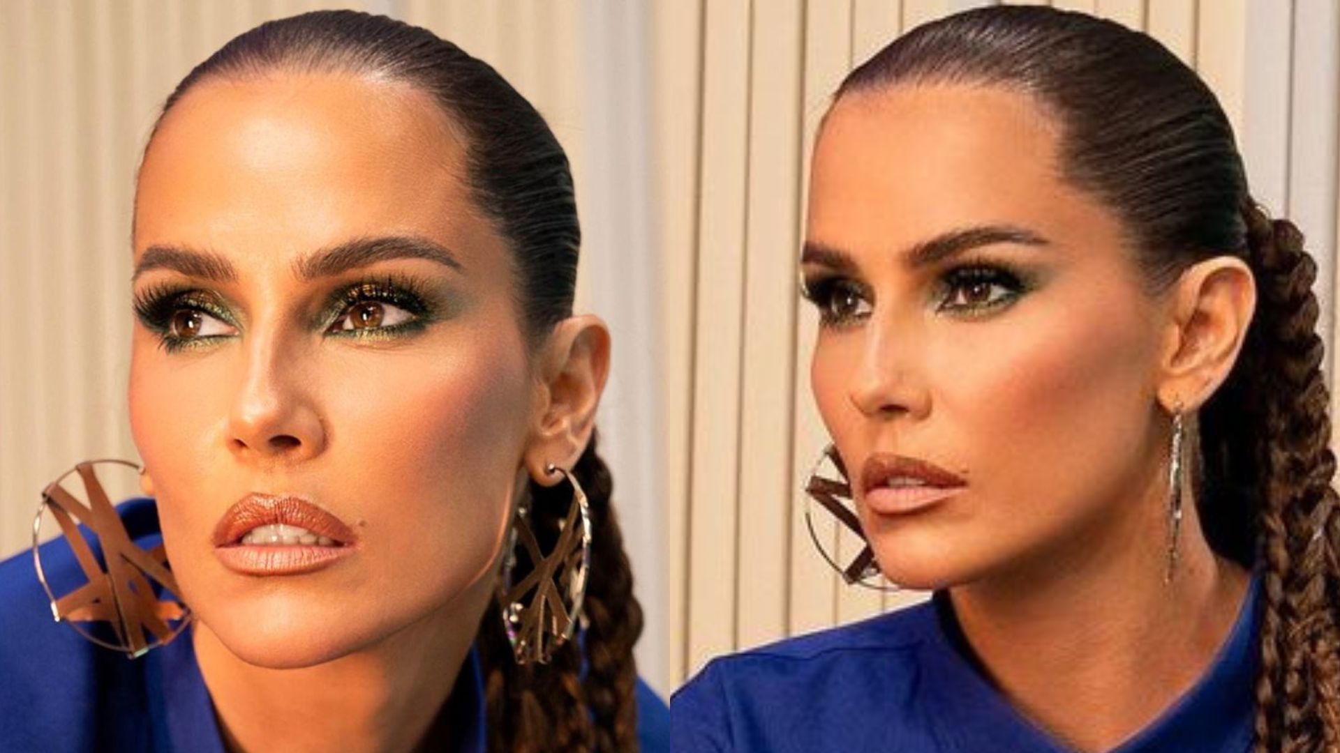 De macaquinho curtinho, Deborah Secco abre as pernas e escandaliza em look pra Copa: “Perfeita”
