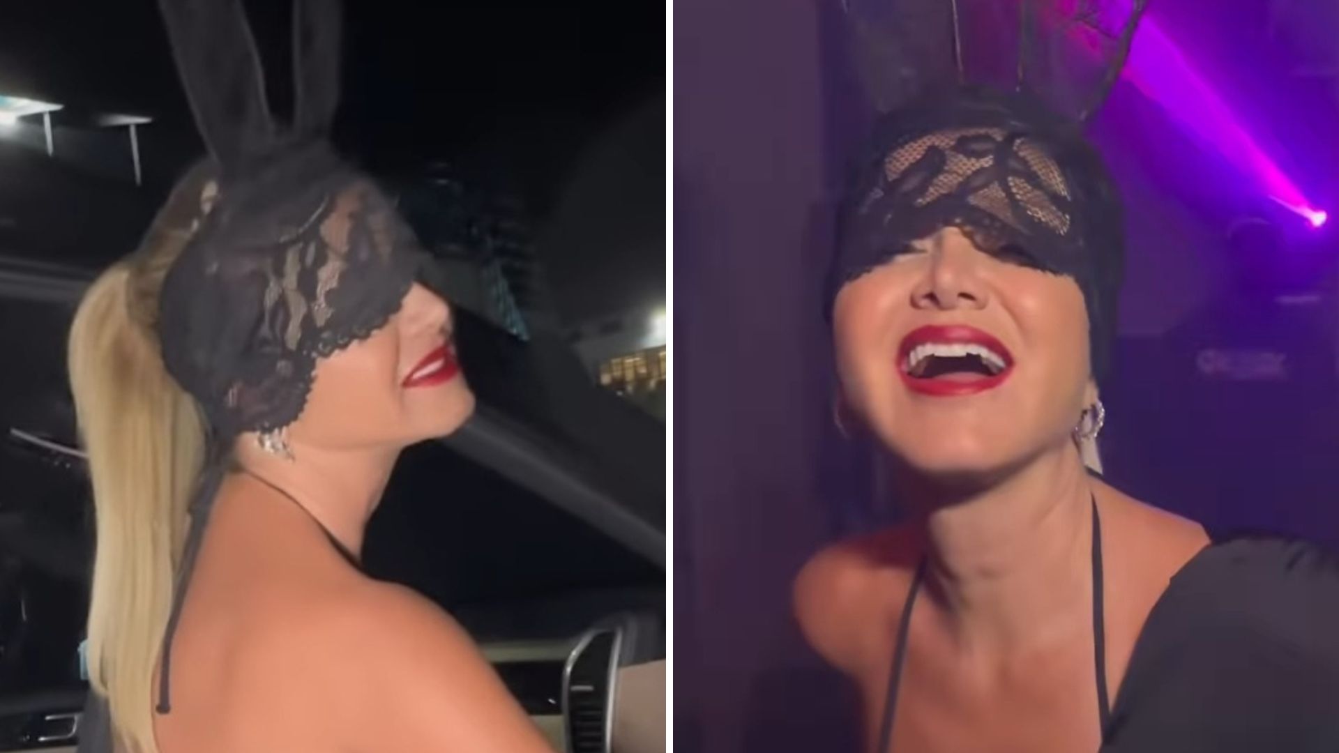 Eliana vira coelhinha sexy e esbanja ousadia em festa de máscaras: “Como é bom”