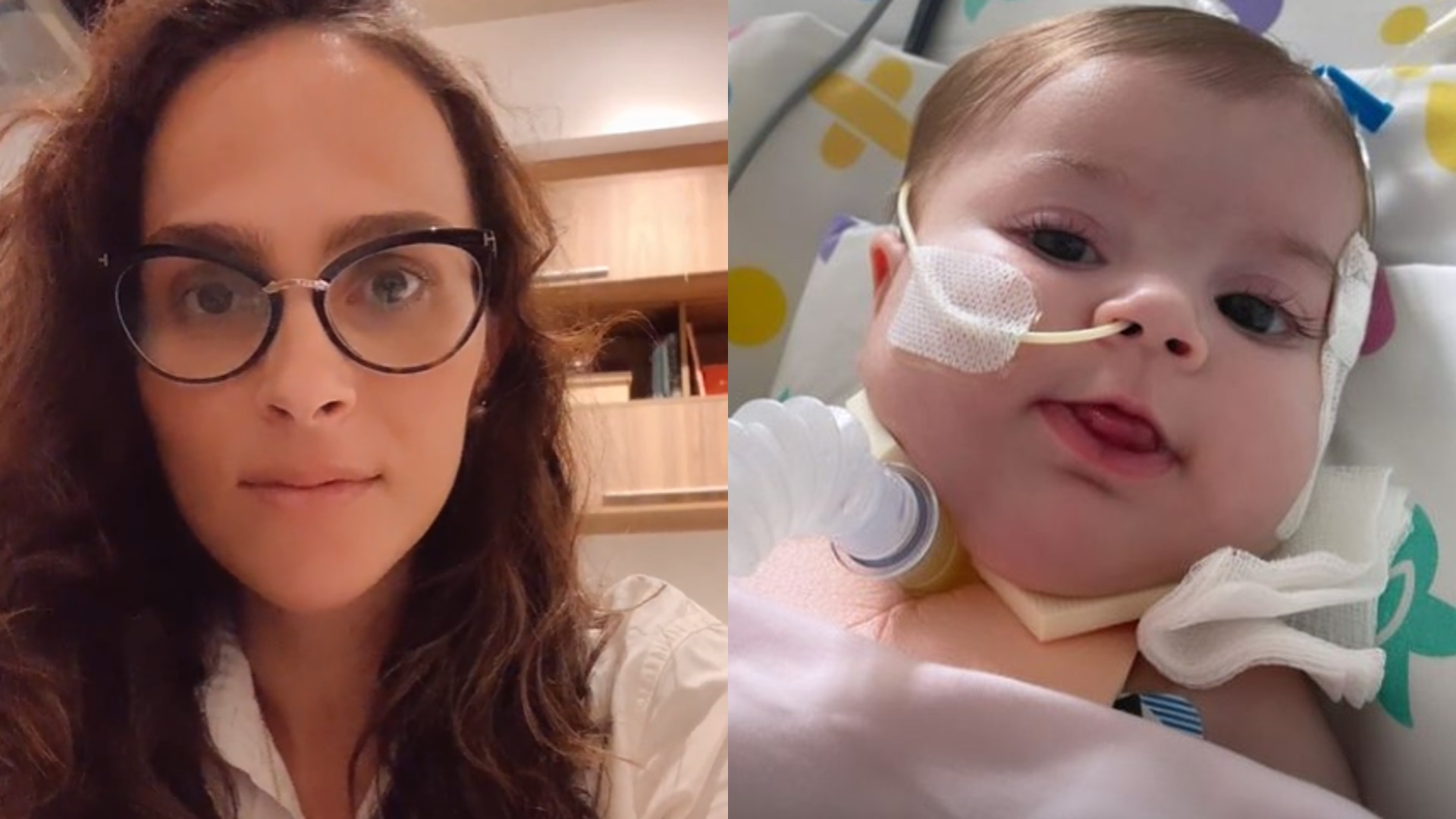 Letícia Cazarré mostra filha na UTI de hospital e detalha sufoco: “Agora de manhã”