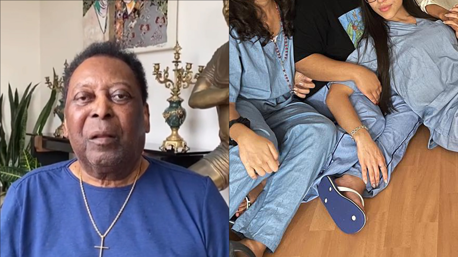 Família de Pelé se reúne e passa Natal em quarto de hospital: “Quase todos”