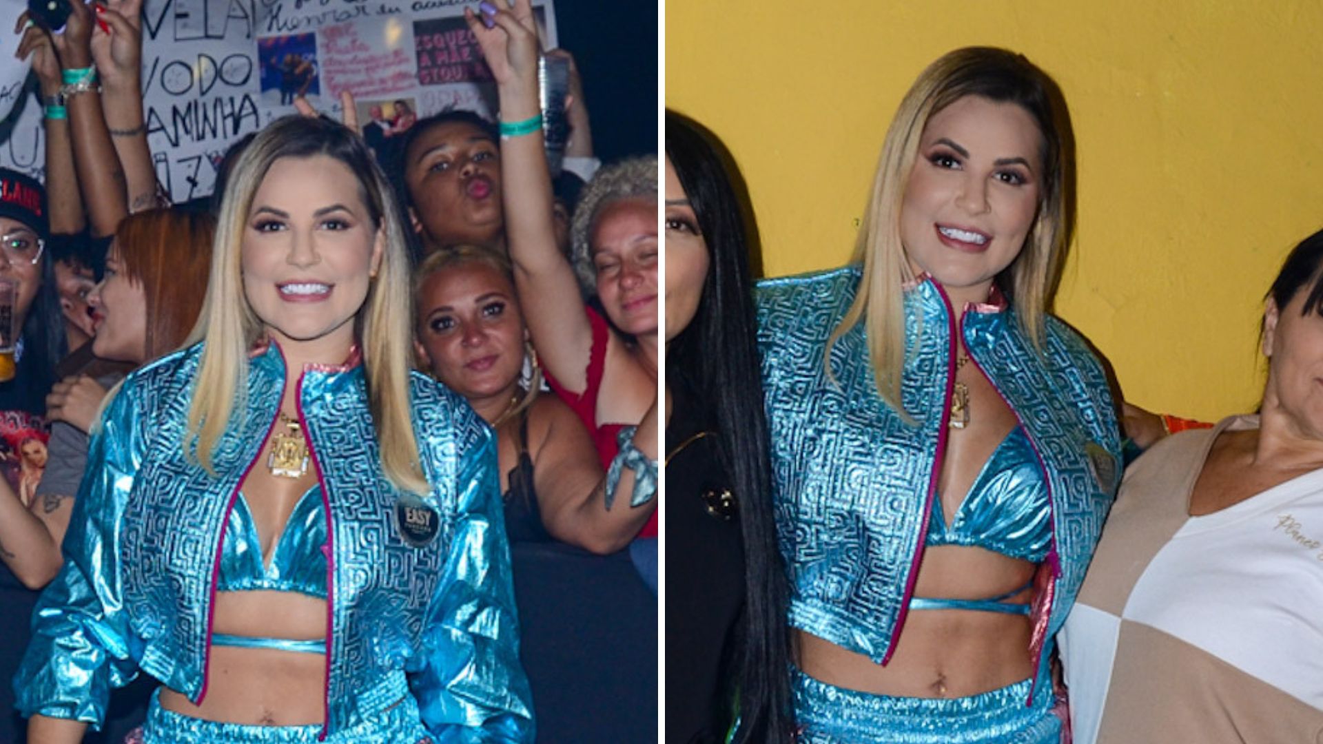 Poderosa! Deolane Bezerra paga promessa e lota quadra de escola de samba com seus fãs