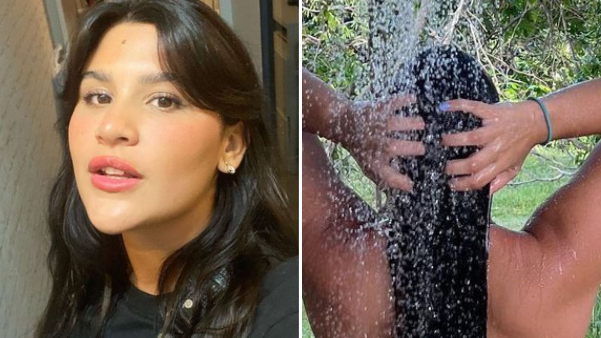 Filha de Flávia Alessandra faz topless ao tomar ducha ao ar livre: “Surreal”
