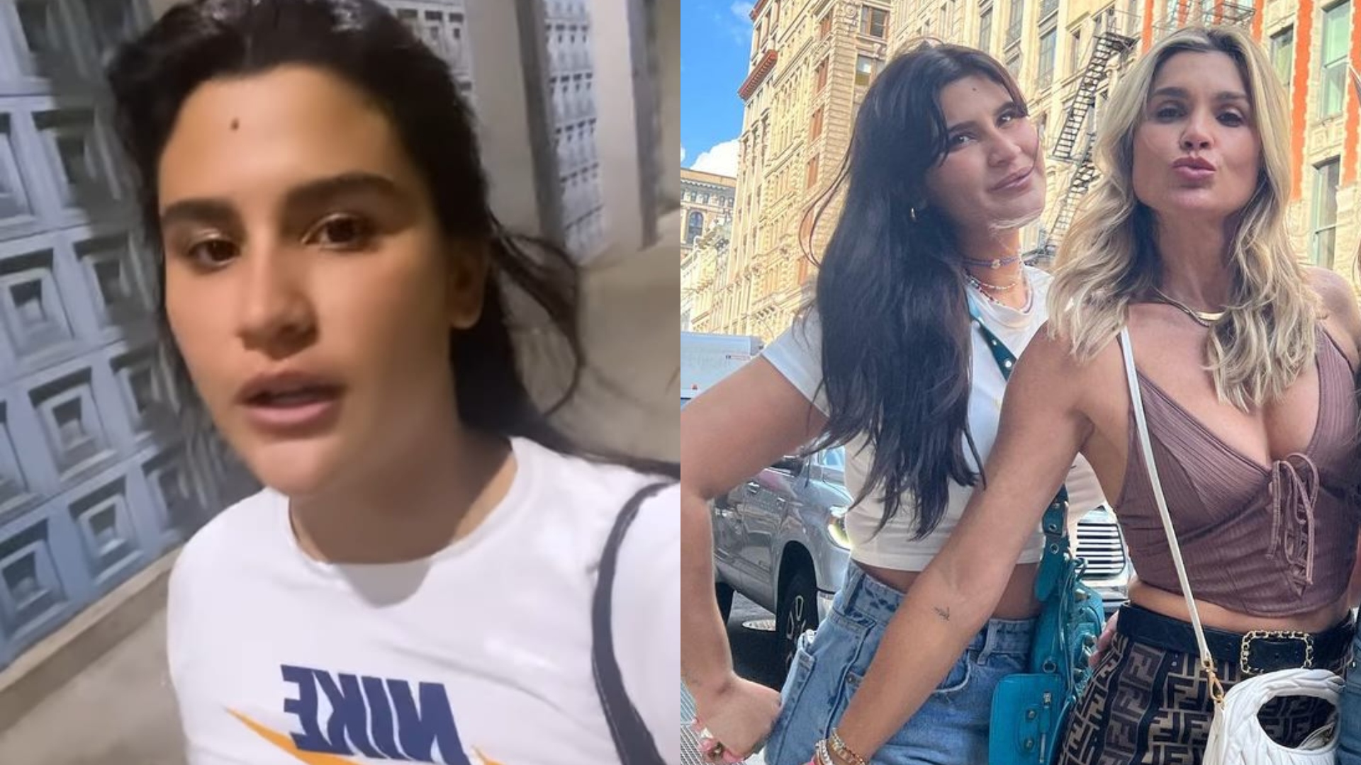 Filha de Flávia Alessandra é comparada com a mãe e rebate críticas sobre seu corpo: “Muito doentio”