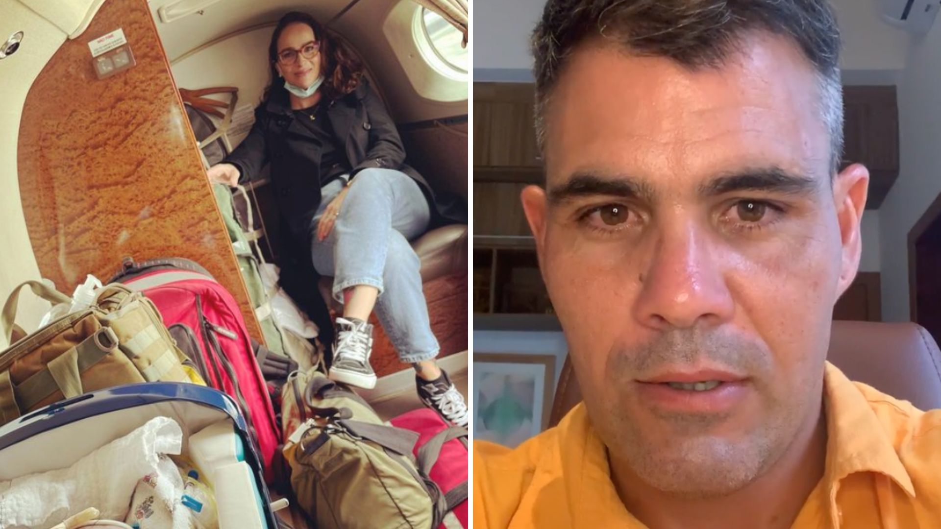 Filha de Juliano Cazarré é transferida em UTI aérea: “Aliviar o nosso fardo”