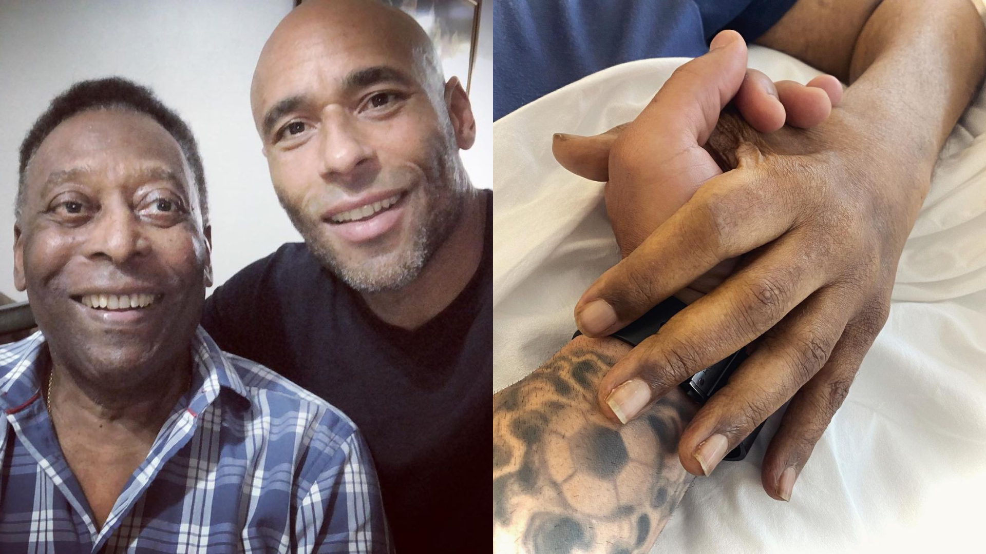Filho de Pelé compartilha clique em leito do hospital e desabafa: “Minha força”