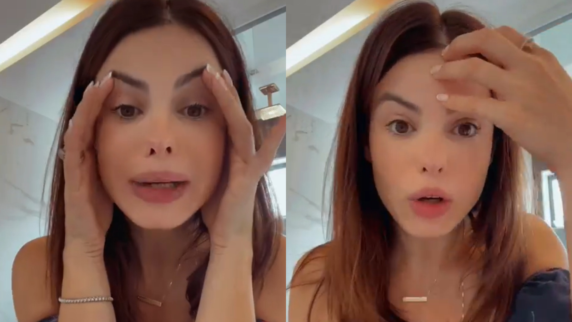 Filho de Sthefany Brito cai, bate a cabeça e atriz se desespera: “Quase desmaiei”