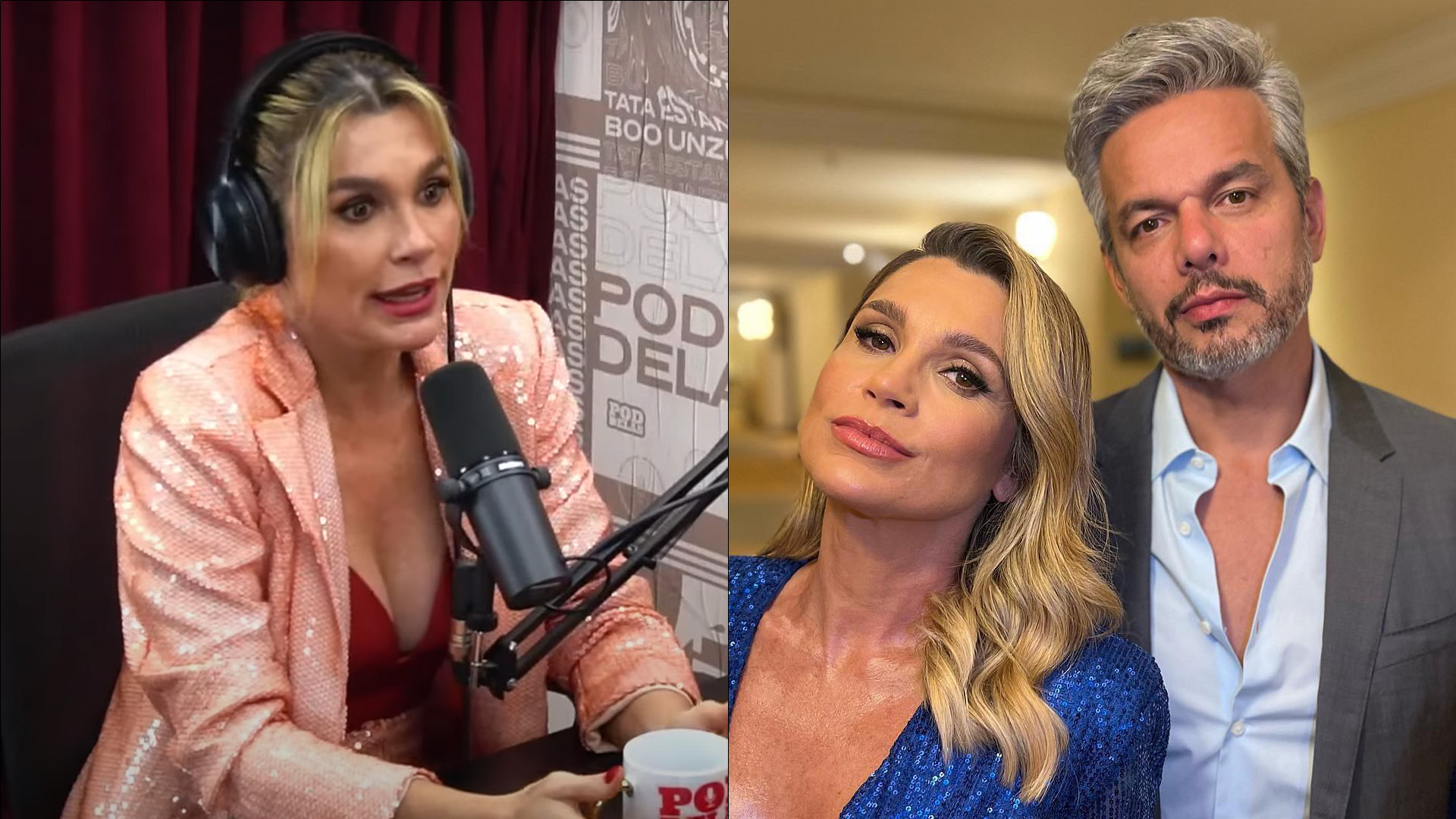Flávia Alessandra revela que largou ex-namorado por Otaviano Costa: “Tinha outro”