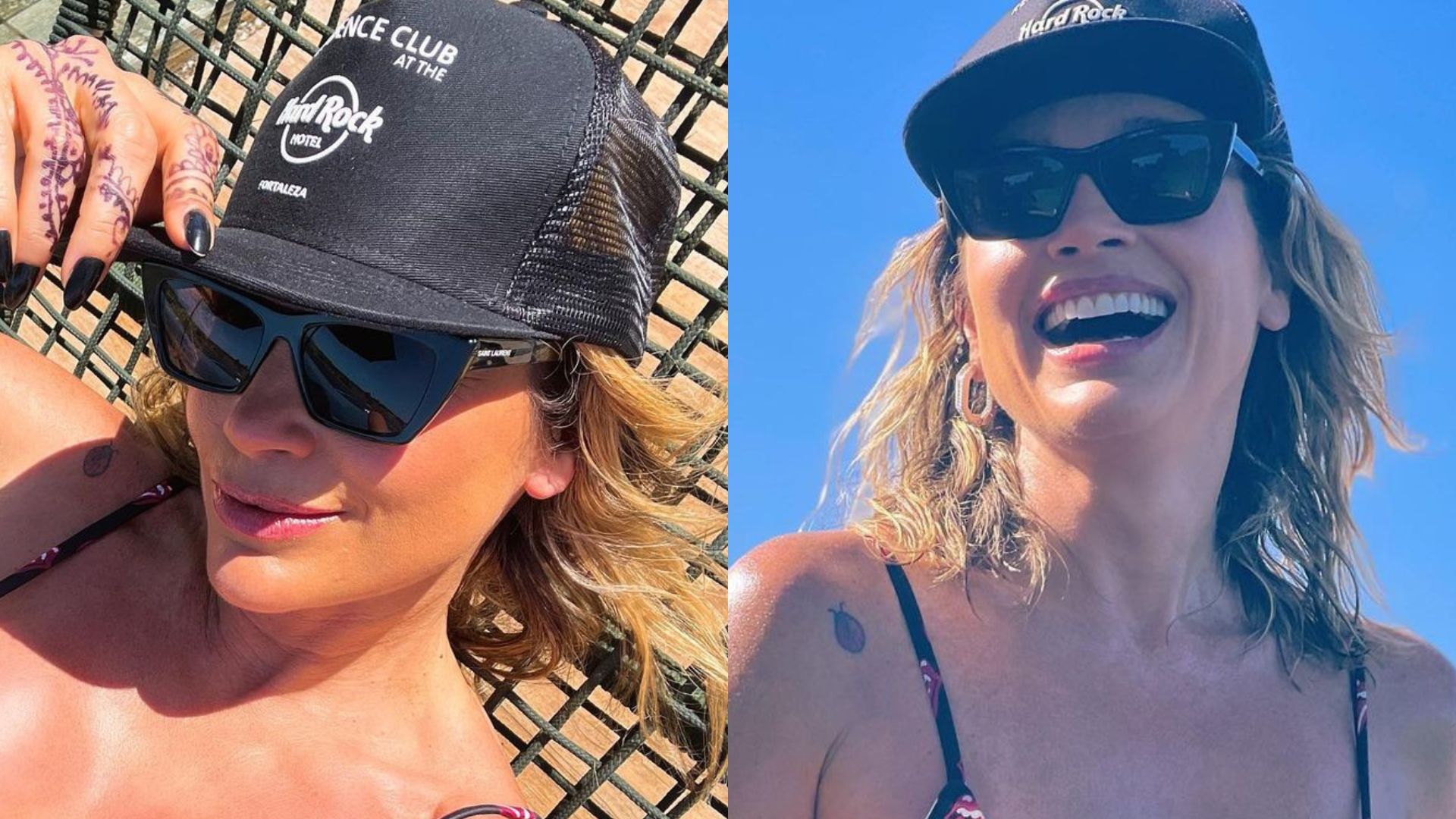 Flávia Alessandra renova bronzeado só de biquíni e corpão impressiona: “Deusa”