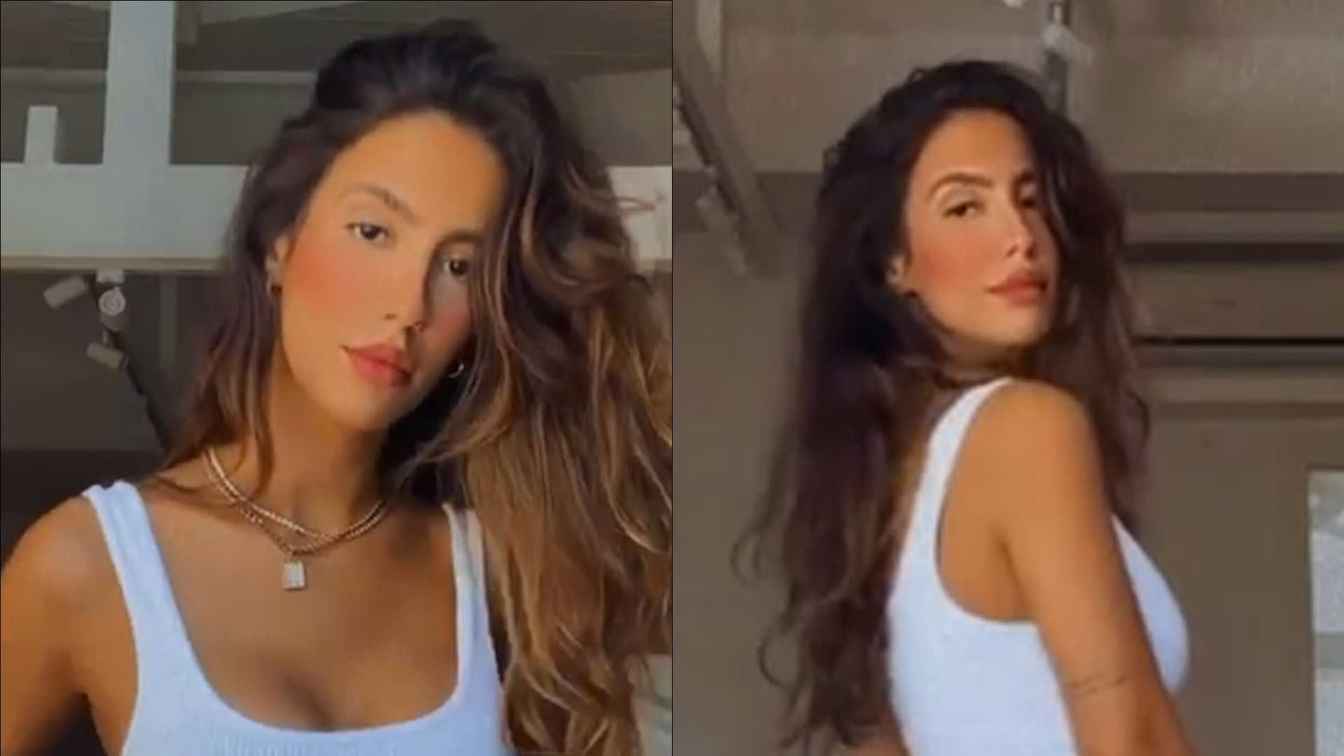 Em gravidez de risco, Gabi Brandt emociona com barriguinha de três meses à mostra
