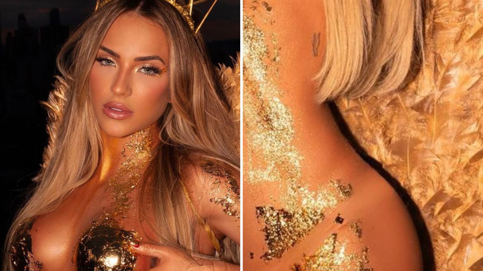 Gabi Martins comemora aniversário completamente nua e cobre o essencial com glitter: “Escandalosa”