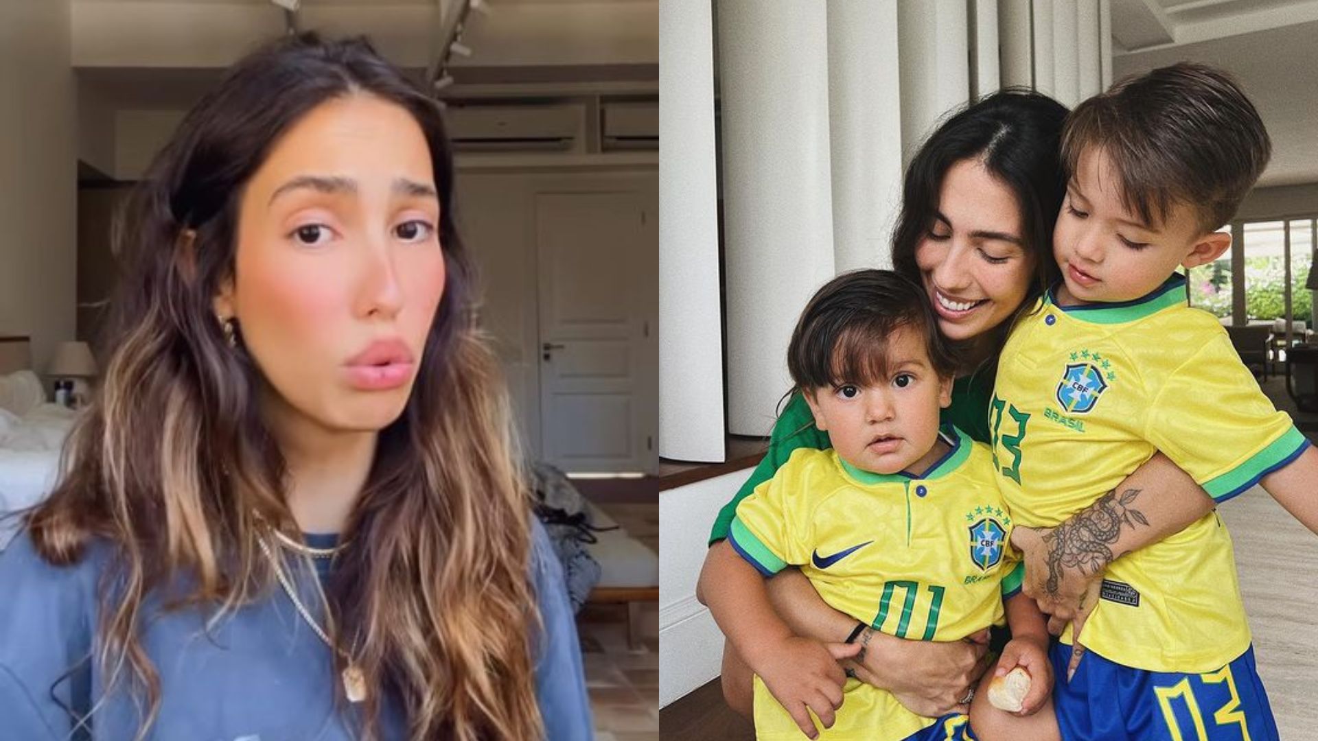 Após ter gravidez exposta, Gabi Brandt revela que não contou para os filhos: “Não sabem”