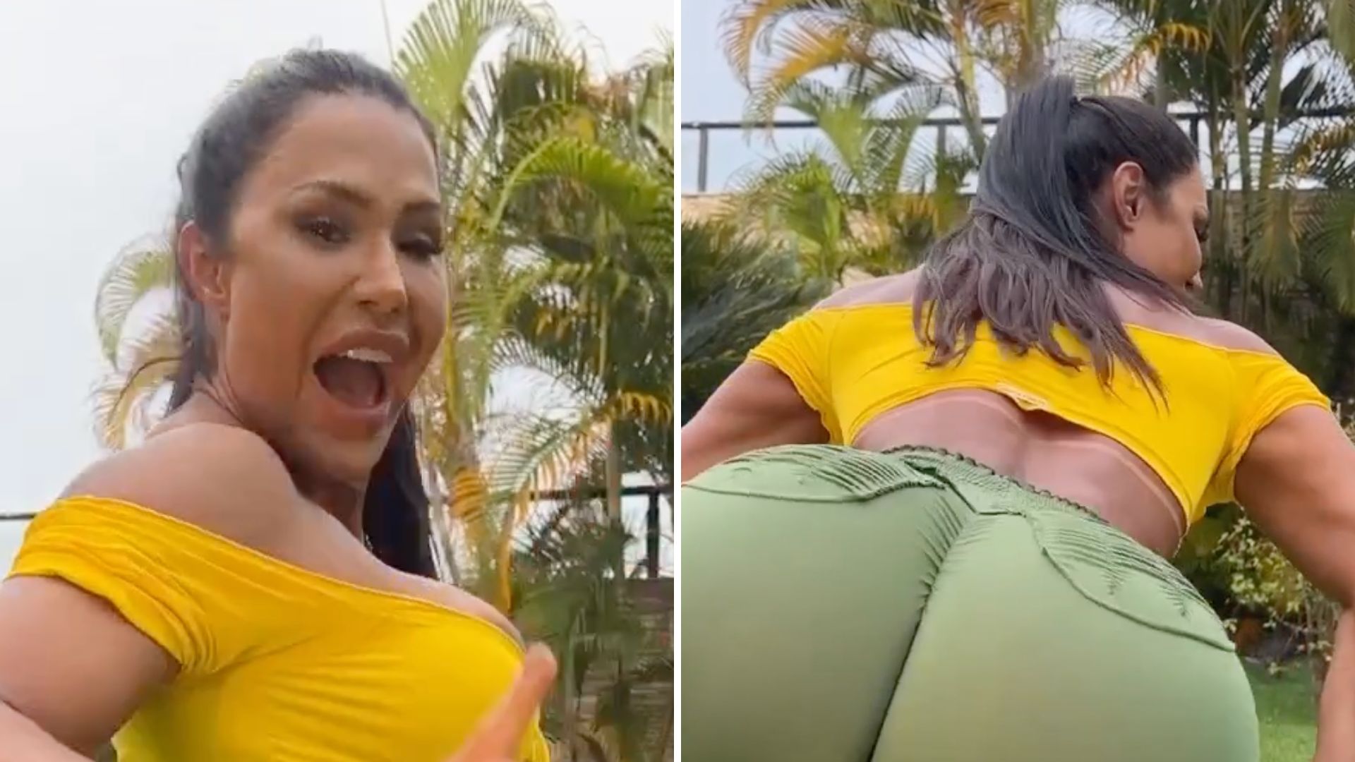 Gracyanne Barbosa rebola com a calça marcando as partes íntimas: “Atura ou surta”