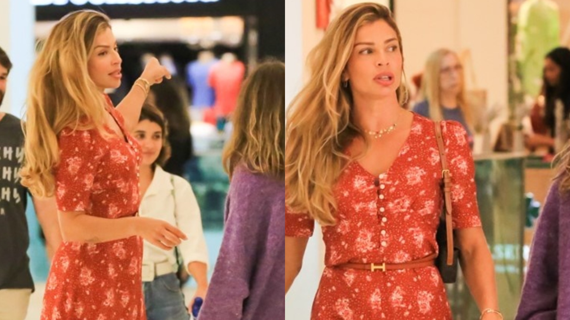 Ela cresceu! Grazi Massafera vai às compras com a filha e tamanho de Sofia impressiona