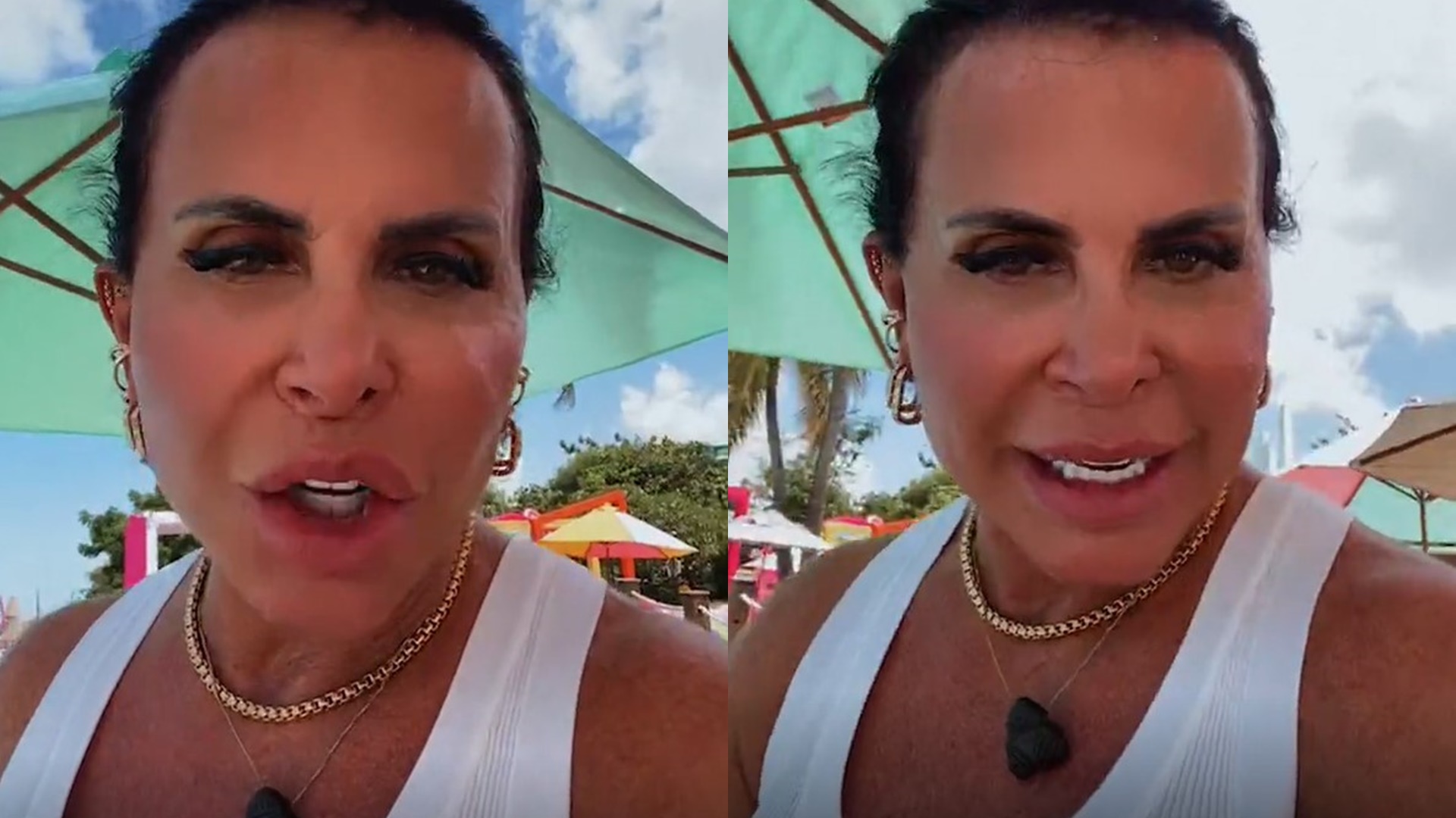 Gretchen não engole críticas e arma barraco ao vivo durante Farofa da Gkay: “Burra”