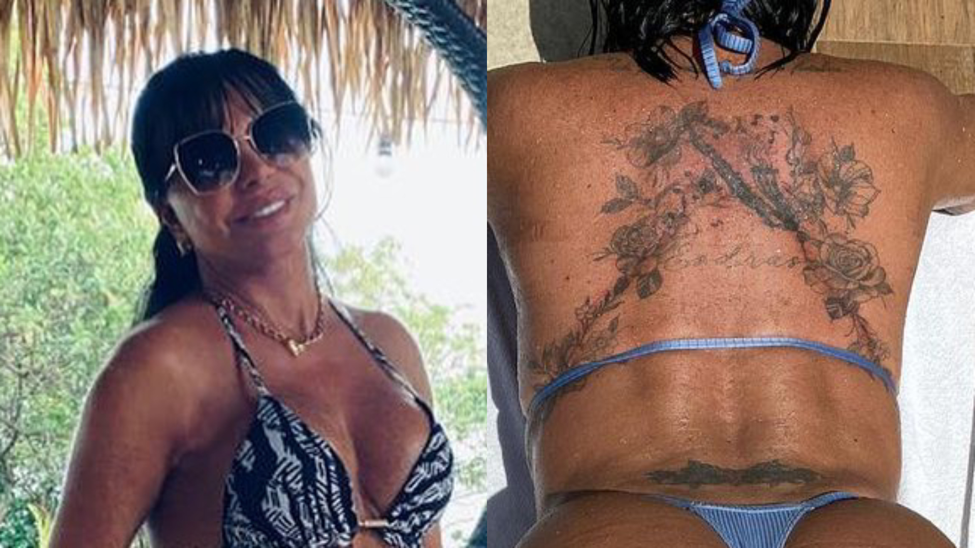 Aos 63 anos, Gretchen empina bumbum em biquíni fio-dental e alfineta: “Eu posso”