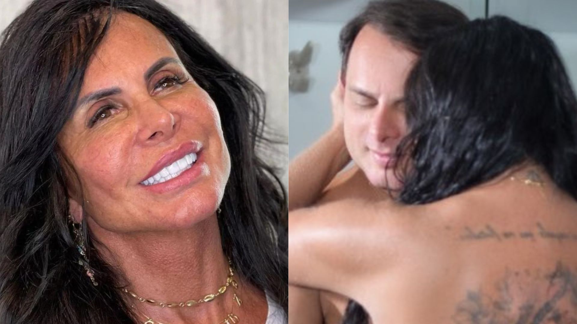 Seminua, Gretchen expõe intimidade com o marido e escandaliza na web: “Momentos nossos”