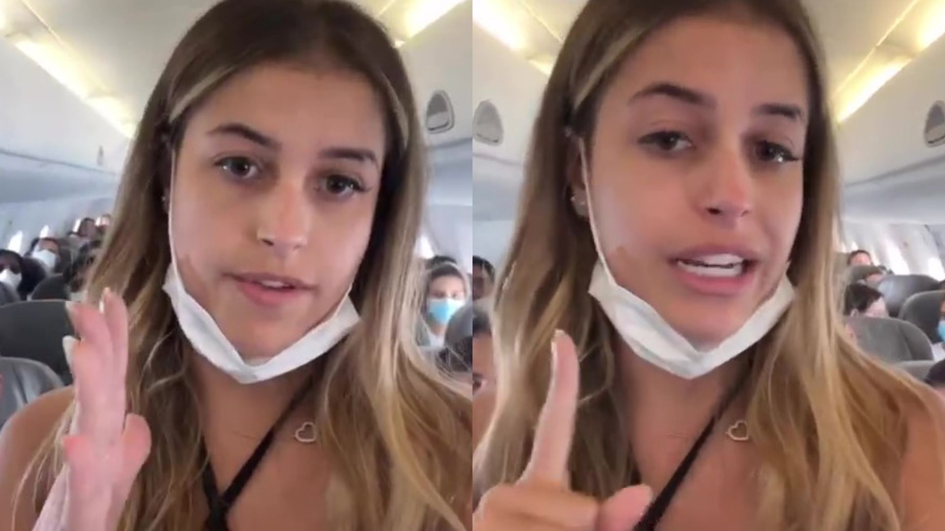 Influenciadora sofre assédio durante voo e fica desesperada: “Inacreditável”