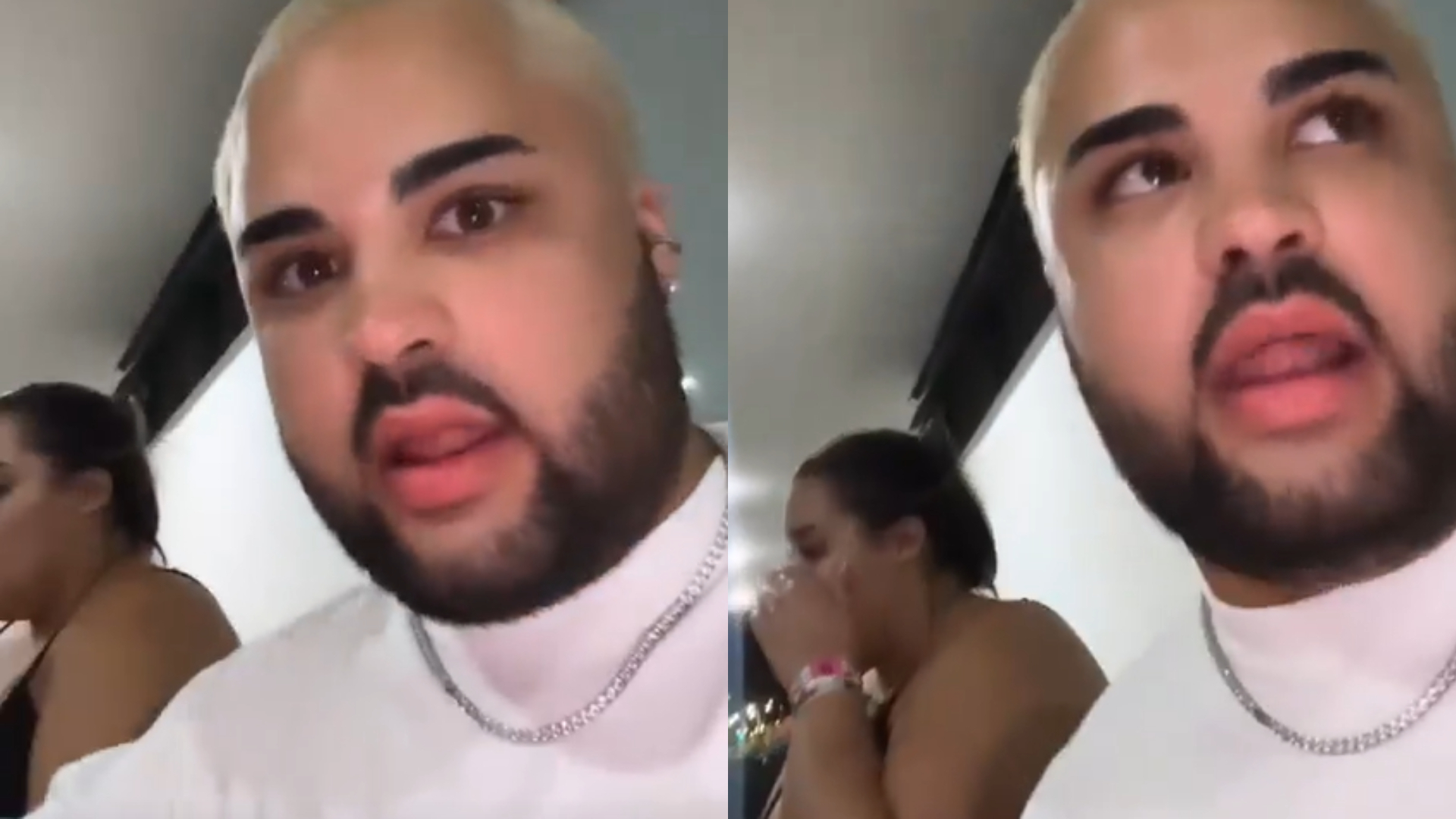 Irmã de Lucas Guedez está abalada após ter biquíni puxado por Tirullipa: “Difícil”